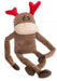 Zippy Paws Crinkle Christmas Dog Toy, Large - Reindeer  