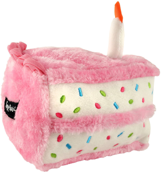 Zippy Paws Birthday Cake Plush Toy - Pink  