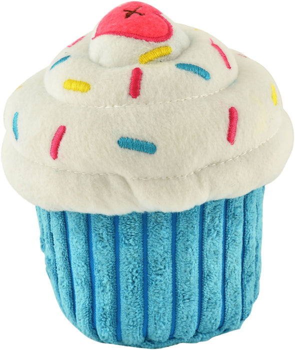 Zippy Paws Cupcake Plush Toy - Blue  