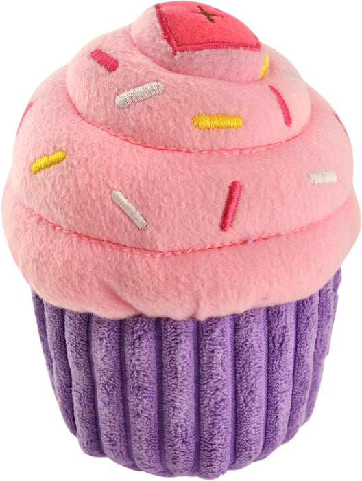 Zippy Paws Cupcake Plush Toy - Pink  