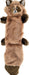 Zippy Paws Zingy "No-Stuffing" Plush Dog Toy - Raccoon  