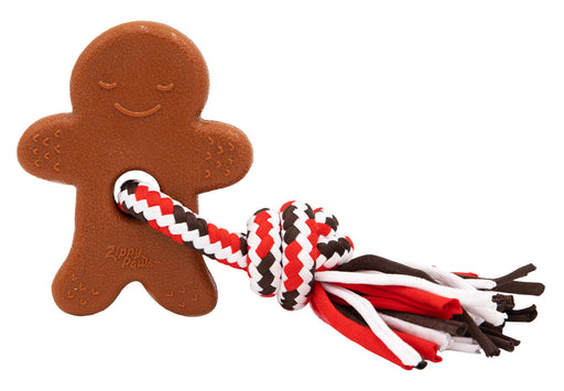 Zippy Paws ZippyTuff Teetherz - Brn Gingerbread Man  