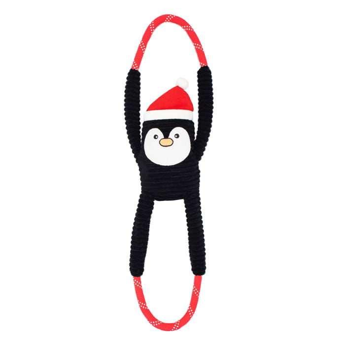 Zippy Paws Holiday RopeTugz Penguin -   