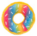 Donutz Rainbow Dog Toy - Jumbo Donutz Rainbow, 10.5"  