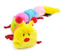 Caterpillar Deluxe with 7 Squeakers - Caterpillar, Large w/7 Squeakers  