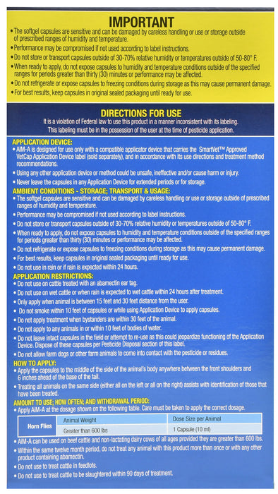 AiM-A Insecticide Gel Caps - AiM-A Insecticide Gel Cap, 30 count  