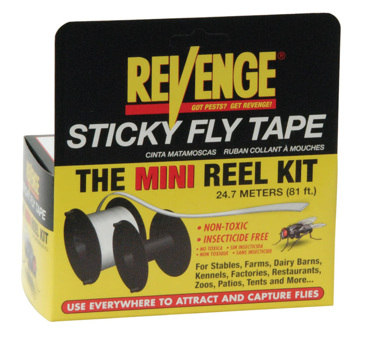 Revenge Sticky Fly Tape - Mini Reel Kit -   