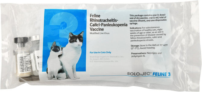 Solo-Jec Feline 3 Cat Vaccine - 1 Dose  