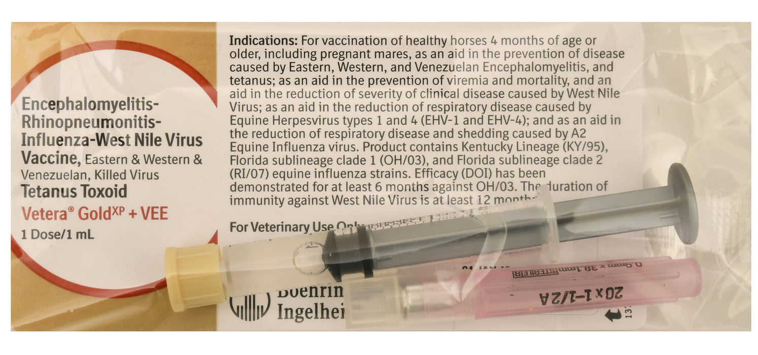 Vetera Gold XP + VEE (6-way + WNV) - 1 Dose  