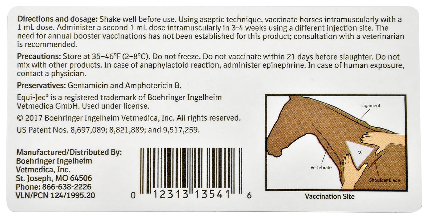 Equi-Jec WNV - 1 Dose  