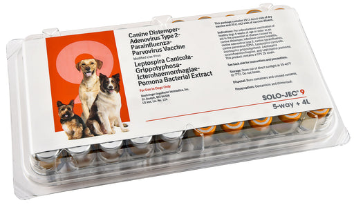 Solo-Jec 9 (9-way dog vaccine) - 25 Dose  