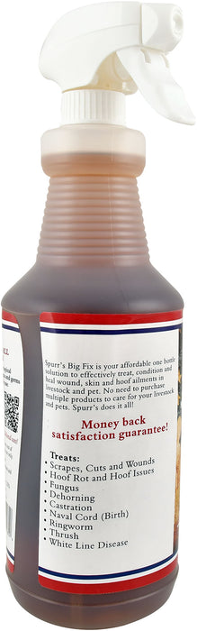 Spurr's Big Fix Antiseptic Livestock Spray - 32 oz Spurr's Big Fix Antiseptic Livestock Spray  