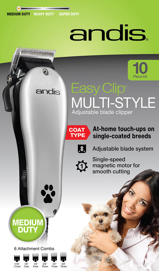 Andis EasyClip Multi-Style Adjustable Blade Clipper Kit -   