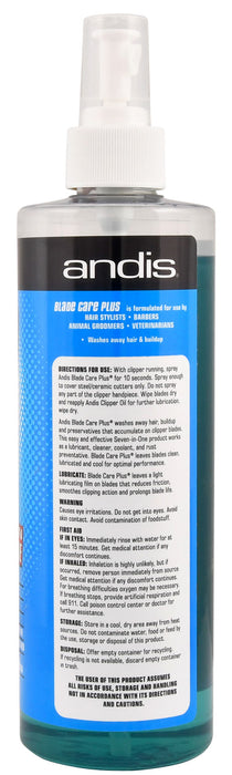 Andis Blade Care Plus for Clipper Blades - Blade Care Plus, 16 oz spray  