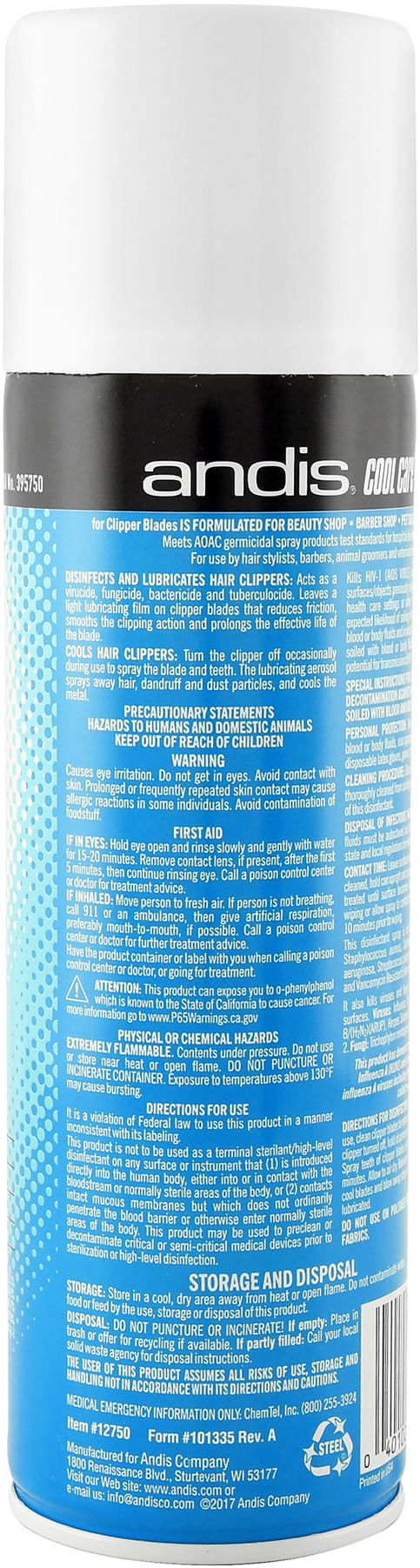 Andis Cool Care Plus, 15.5 oz -   