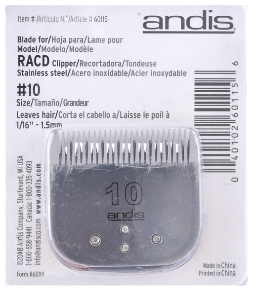 Replacement Blades for Andis EasyClip VERSA & Gentle-Groom Clippers, Size 7 FC - Versa Replacement Blade, Size 10  