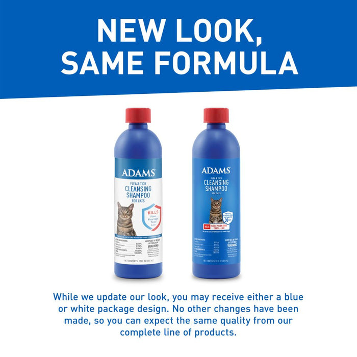 ADAMS Flea & Tick Cleansing Shampoo For Cats, 12 oz - FAAA8 - 12 oz - 1 - 7