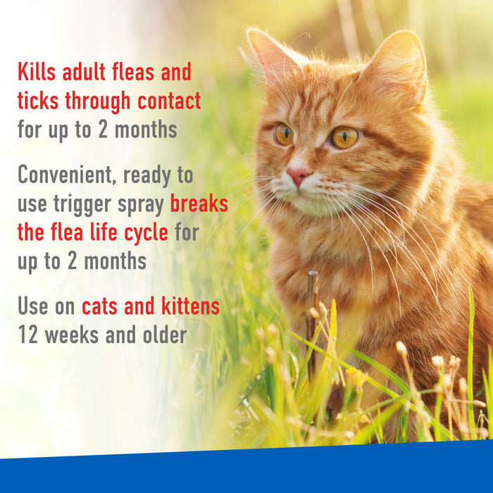 ADAMS Flea & Tick Spray For Cats, 16 oz - FAAAA - 16 oz - 1 - 4