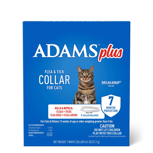 Adams Plus Cat Flea & Tick Collar - FAXC - 1
