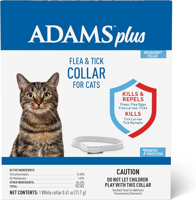 Adams Plus Cat Flea & Tick Collar - Jeffers - Animal Health & Wellness > Flea & Tick Control