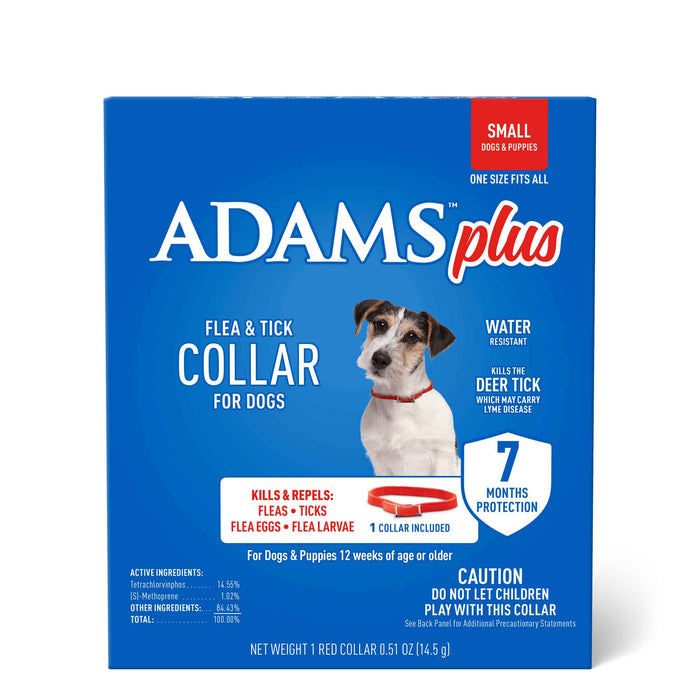 Adams Plus Dog Flea & Tick Collar - FAXA - Small - 1