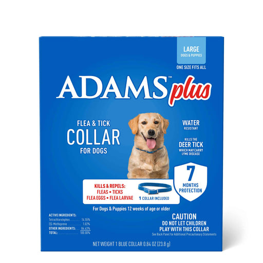 Adams Plus Dog Flea & Tick Collar - FAXB - Large - 2