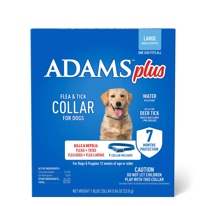 Adams Plus Dog Flea & Tick Collar - FAXB - Large - 2