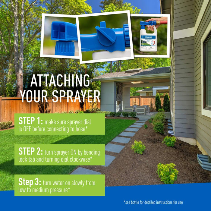 ADAMS Yard & Garden Spray, Treats Up to 5,000 Square Feet, 32 Fl oz - FAAAF - 32 oz - 1 - 5