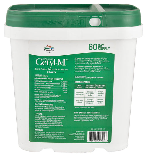 Advanced Cetyl M Pellets for Horses - Jeffers - Animal Health & Wellness > Joint Health