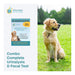 Affordable Pet Labs - Combo Complete Urinalysis & Fecal Test For Dogs, Easy Home Kit - AF21D - 1