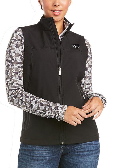 Ariat Women's Team Black Softshell Vest - XLarge  