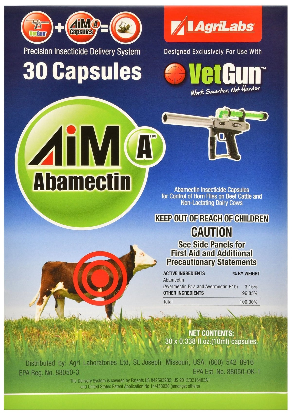 AgriLabs AiM-A Insecticide Gel Caps — Jeffers