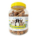 Air - Dried Chicken & Brown Rice Dumbbell Dog Chews – Odor - Free, Protein - Rich Chews - PCI3X - Chicken & Brown Rice - Natural - 40 oz Canister - 1