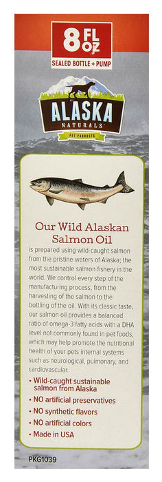 Alaska Naturals Wild Alaskan Salmon Oil, 120 oz - Jeffers - Animal Health & Wellness > Skin & Coat Care