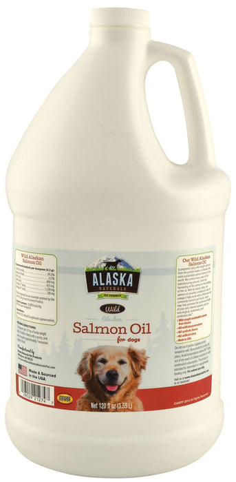 Alaska Naturals Wild Alaskan Salmon Oil, 120 oz - Jeffers - Animal Health & Wellness > Skin & Coat Care