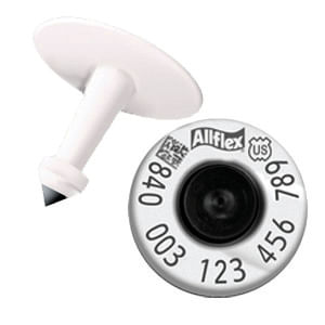 Allflex USDA 840 HDX (Half Duplex) Ultra EID Tags, 50 ct - Y3AB - White - 50 ct - 1