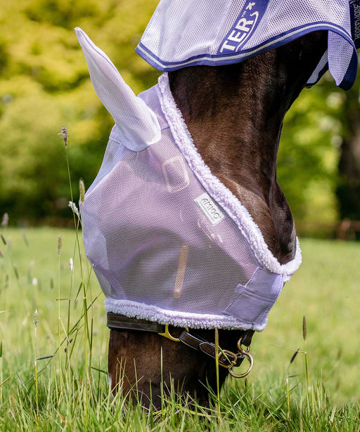 Amigo Pony Fly Mask, Lavender - Jeffers - Horse Supplies > Horse Fly Masks