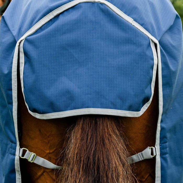 Amigo Ripstop 900D, 200g Turnout Blanket - Waterproof, Breathable Midweight Horse Rug - FOXD - Witney Navy - 66" - 6