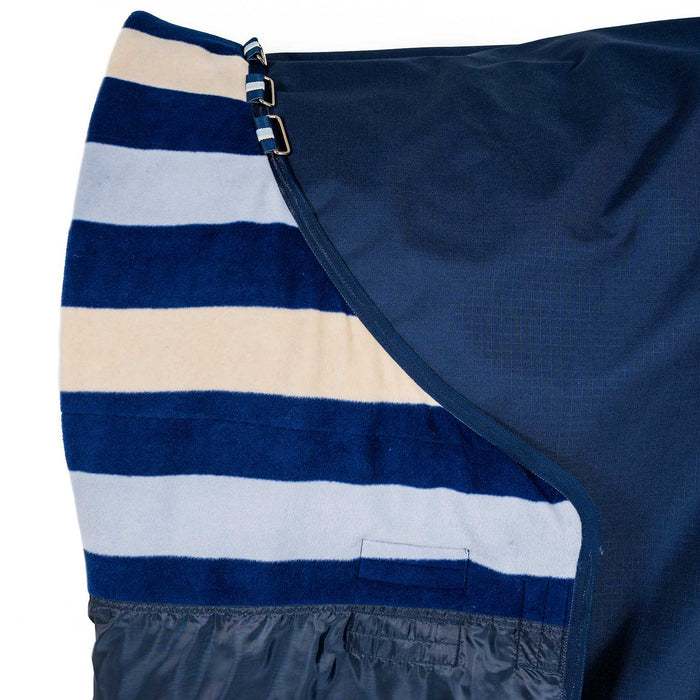 Amigo Ripstop 900D Fleece Lined Turnout Blanket - 50g Lightweight & Waterproof - FOXAG - Witney Navy - 66" - 5