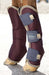 Amigo Ripstop Travel Boots, Fig w/Navy & Tan Trim - Jeffers - Horse Supplies > Horse Boots & Leg Wraps