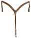 Amish - Made Contoured Leather Breast Collar for Horses - BCLC4 - 1