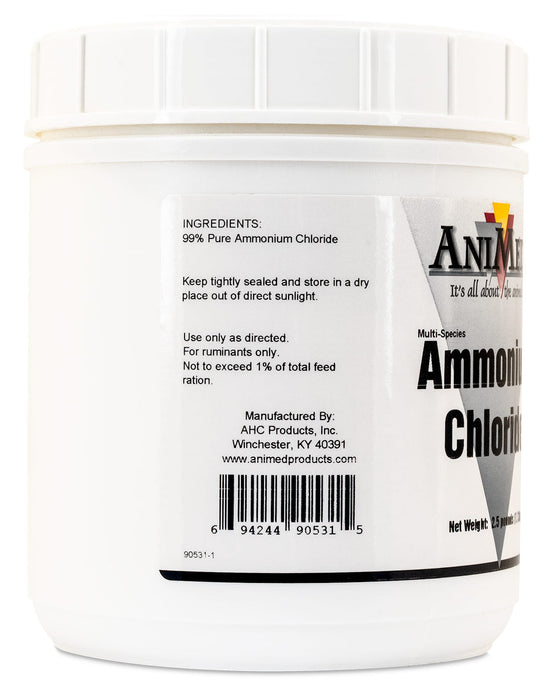 Ammonium Chloride, 2.5 lb - Jeffers - Goat Supplies > Goat Supplies