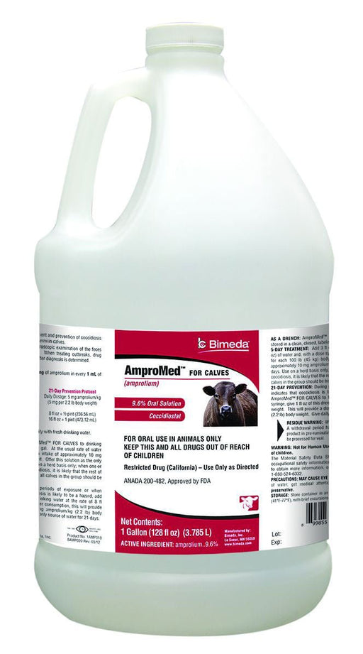 AmproMed Oral Solution for Calves - Jeffers - Animal Health & Wellness > Medicine