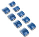 Andis 9 - Piece Universal Small Comb Set – Attachment Guide Combs for Detachable Clipper Blades (Sizes 1/16" to 9/16") - AC1F - 9 Piece Set - Blue - 1