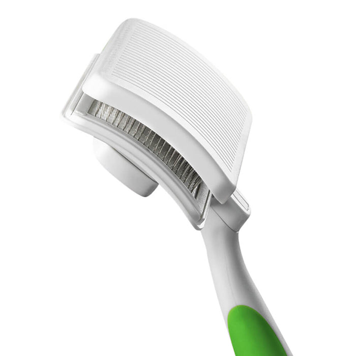 Andis Self - Cleaning Slicker Brush - Jeffers - Animal & Pet Supplies > Pet Grooming > Pet Combs & Brushes