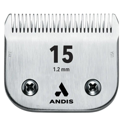 Andis UltraEdge Size 15 Detachable Clipper Blade – 3/64" (1.2 mm) Close Cut Blade - ACAL - Andis 15 UltraEdge Blade - 1