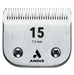 Andis UltraEdge Size 15 Detachable Clipper Blade – 3/64" (1.2 mm) Close Cut Blade - ACAL - Andis 15 UltraEdge Blade - 1