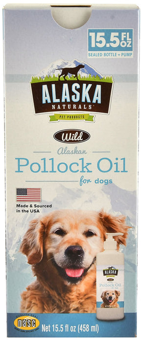 Alaska Naturals Wild Alaskan Pollock Oil for Dogs - 15.5 oz Alaska Naturals Wild Alaskan Pollock Oil  