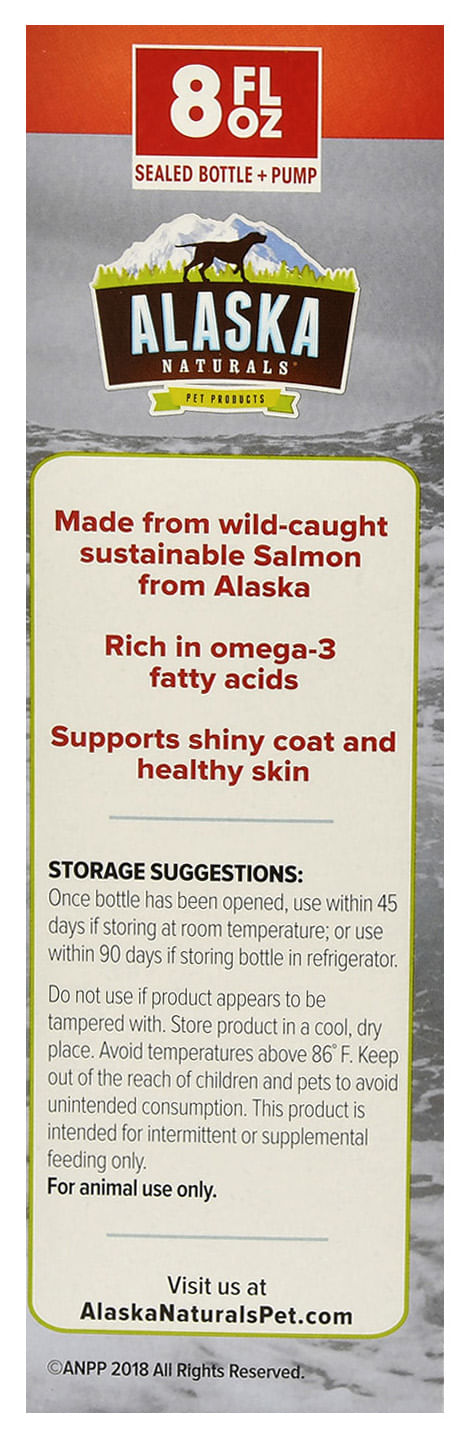 Alaska Naturals Wild Alaskan Salmon Oil, 120 oz - 8 oz Alaska Naturals Wild Alaskan Salmon Oil  