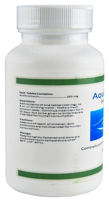 Aqua Zithro (Azithromycin) Bird Antibiotic 250 mg - Jeffers - Animal Health & Wellness > Medicine